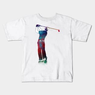 Golf player sport #golf #sport Kids T-Shirt